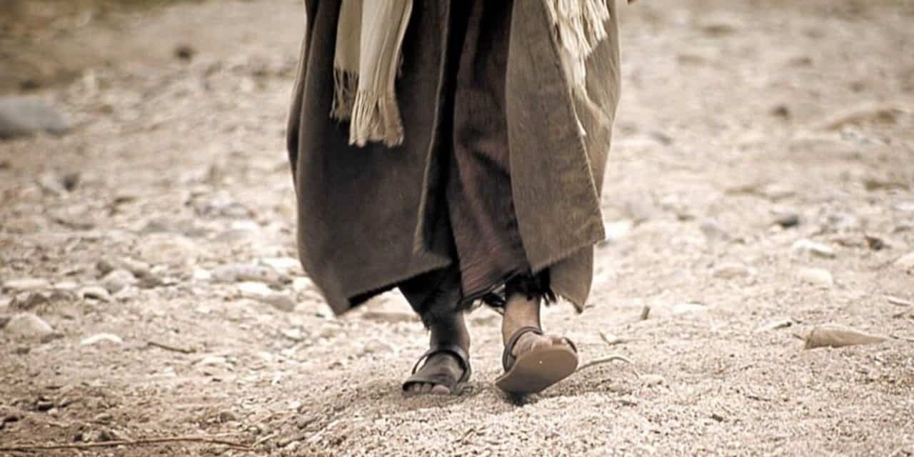 Nas pisadas de Cristo